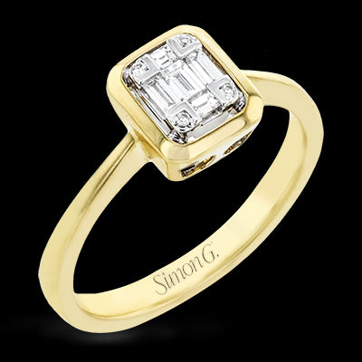 Right Hand Ring in 18k Gold with Diamonds