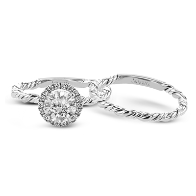 Wedding Set in 18k Gold with Diamonds