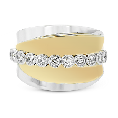 Right Hand Ring in 18k Gold with Diamonds