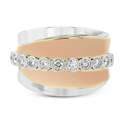 Right Hand Ring in 18k Gold with Diamonds