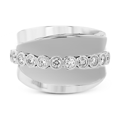 Right Hand Ring in 18k Gold with Diamonds