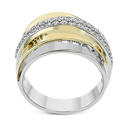 Right Hand Ring in 18k Gold with Diamonds