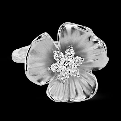 Right Hand Ring in 18k Gold with Diamonds