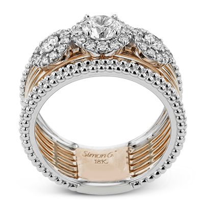 Right Hand Ring in 18k Gold with Diamonds