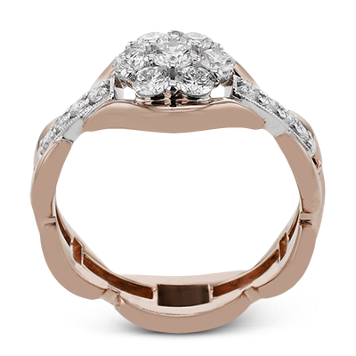 Right Hand Ring in 18k Gold with Diamonds