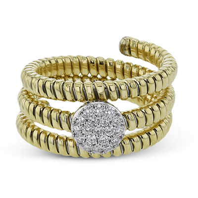 Right Hand Ring in 18k Gold with Diamonds