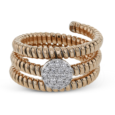 Right Hand Ring in 18k Gold with Diamonds