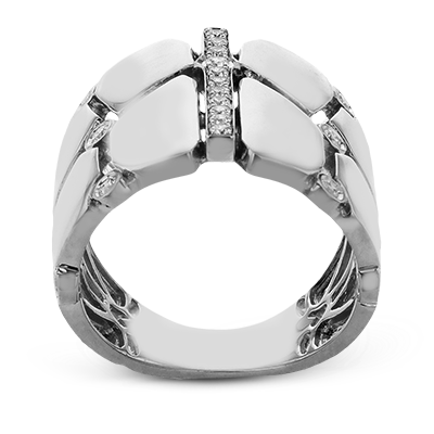 Right Hand Ring in 18k Gold with Diamonds