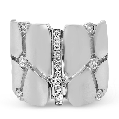 Right Hand Ring in 18k Gold with Diamonds