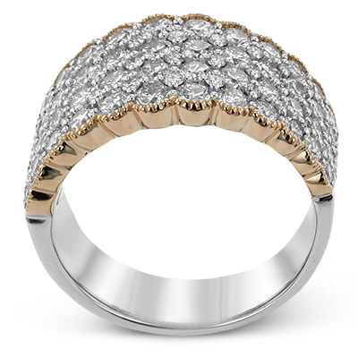 Right Hand Ring in 18k Gold with Diamonds