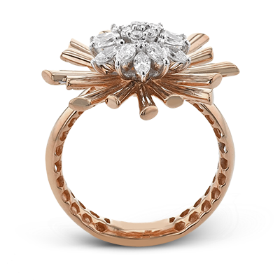 Right Hand Ring in 18k Gold with Diamonds