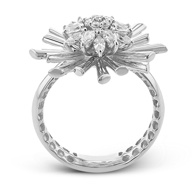 Right Hand Ring in 18k Gold with Diamonds