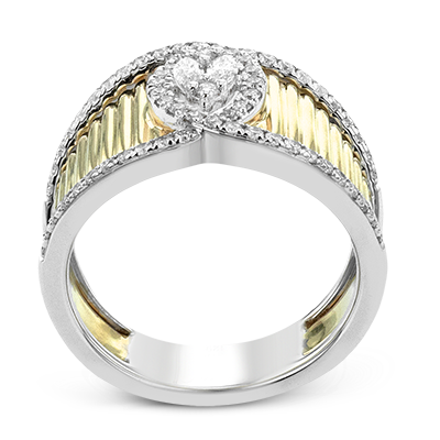Right Hand Ring in 18k Gold with Diamonds