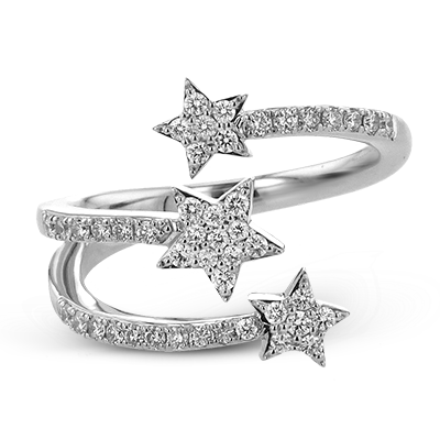 Right Hand Ring in 18k Gold with Diamonds