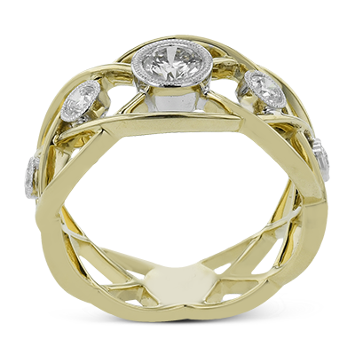 Right Hand Ring in 18k Gold with Diamonds