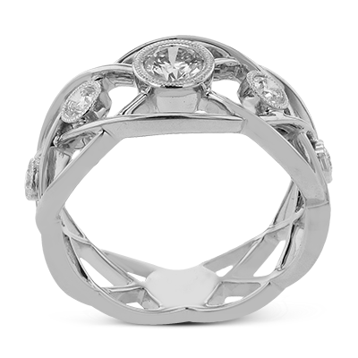 Right Hand Ring in 18k Gold with Diamonds