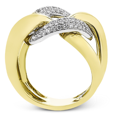 Right Hand Ring in 18k Gold with Diamonds