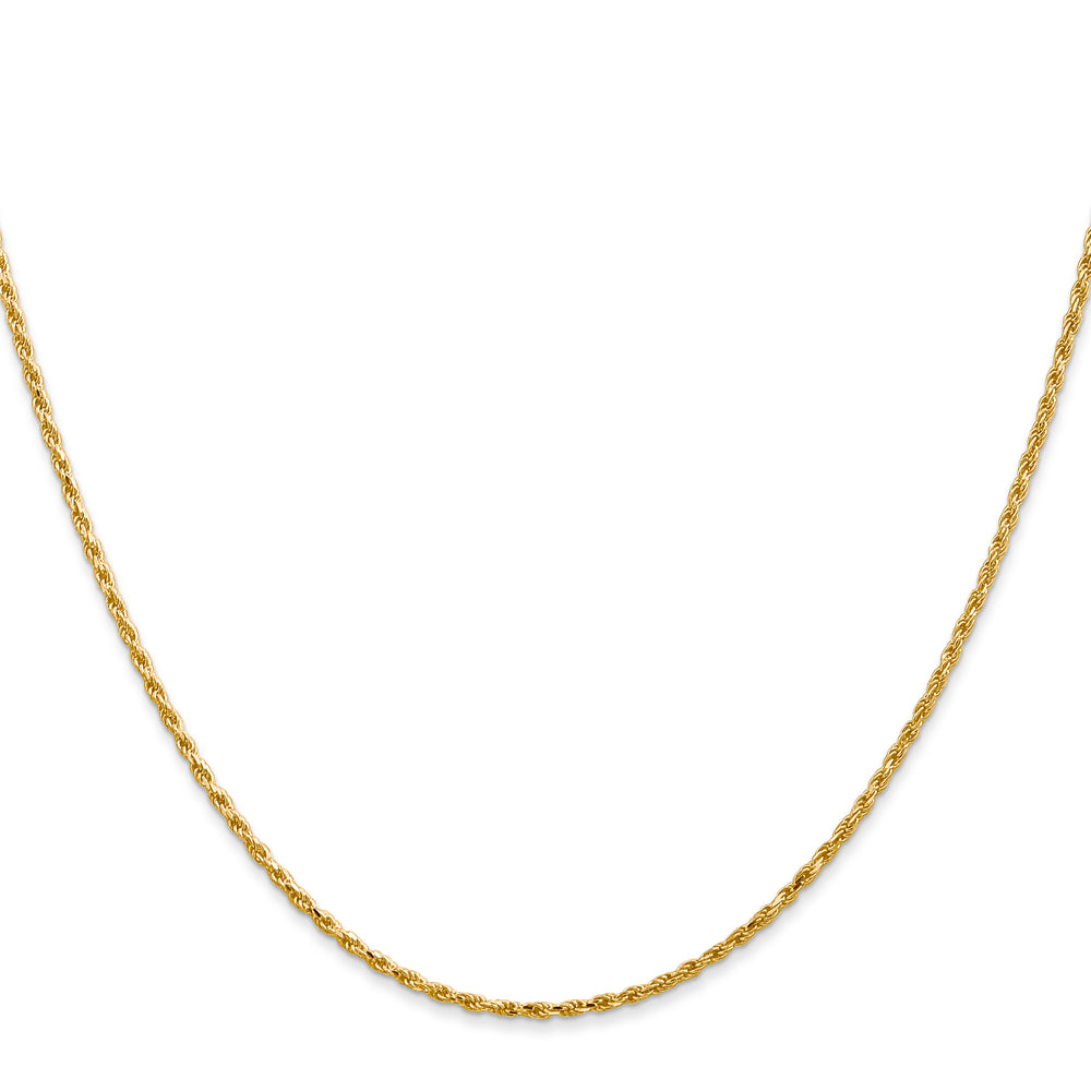 14k 1.3mm Solid D/C Machine-Made Chain