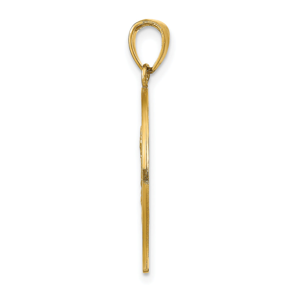 14k Saint Christopher Medal Pendant
