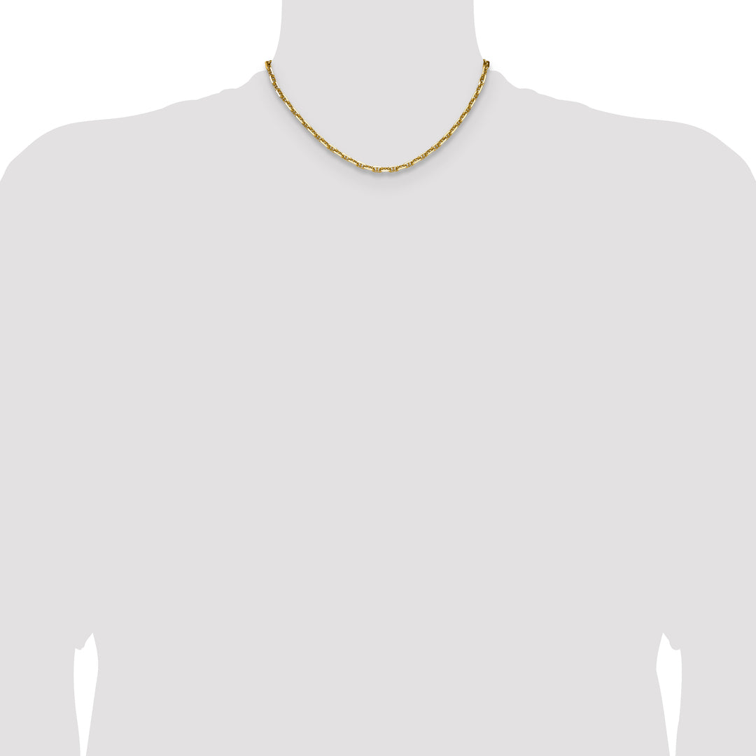 14k 3.5mm D/C Mariner Anchor Chain