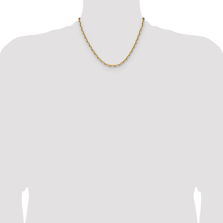 14k 4.1mm D/C Mariner Anchor Chain