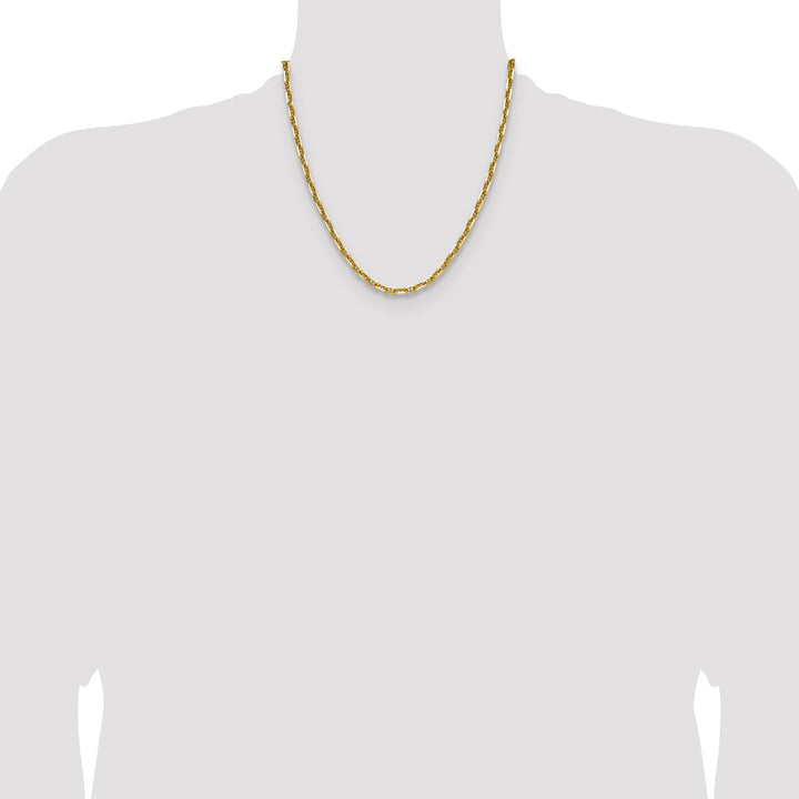 14k 5.0mm D/C Mariner Anchor Chain