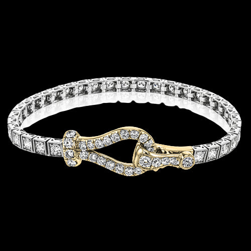 Bracelet in 18k Gold with Diamonds