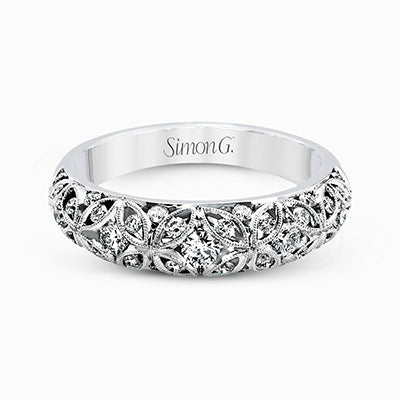 Anniversary Ring in 18k Gold with Diamonds