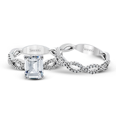 Wedding Set in 18k Gold with Diamonds