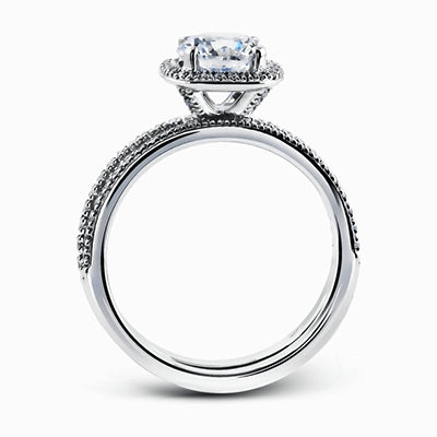 Wedding Set in 18k Gold with Diamonds
