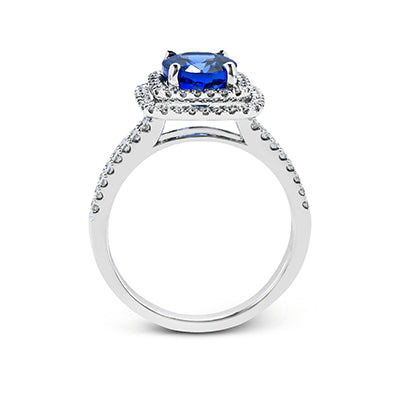 Color Ring in 18k Gold with Diamonds