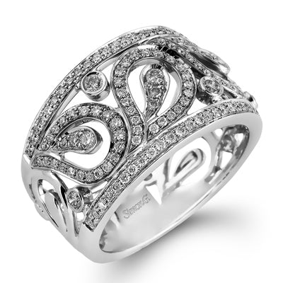 Right Hand Ring in 18k Gold with Diamonds