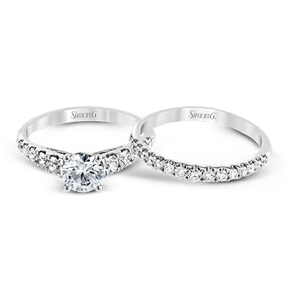 Wedding Set in 18k Gold with Diamonds