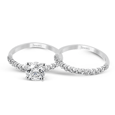 Wedding Set in 18k Gold with Diamonds
