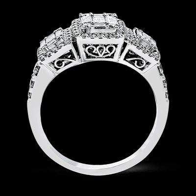 Right Hand Ring in 18k Gold with Diamonds