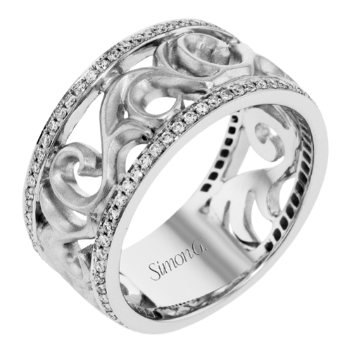 Men Ring in 14k Gold with Diamonds