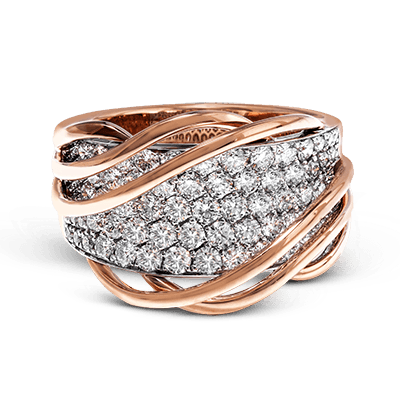 Right Hand Ring in 18k Gold with Diamonds