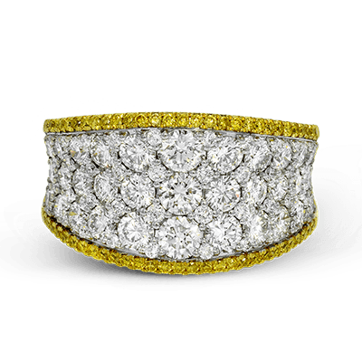 Right Hand Ring in 18k Gold with Diamonds