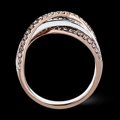 Right Hand Ring in 18k Gold with Diamonds