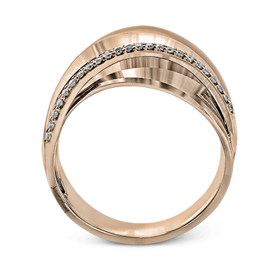 Right Hand Ring in 18k Gold with Diamonds