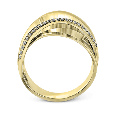 Right Hand Ring in 18k Gold with Diamonds