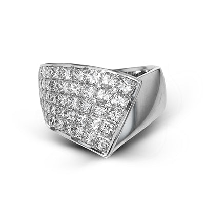 Right Hand Ring in 18k Gold with Diamonds