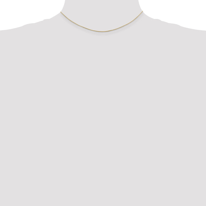 14k .6mm Octagonal Snake Chain