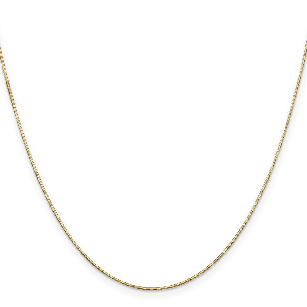 14k .6mm Octagonal Snake Chain