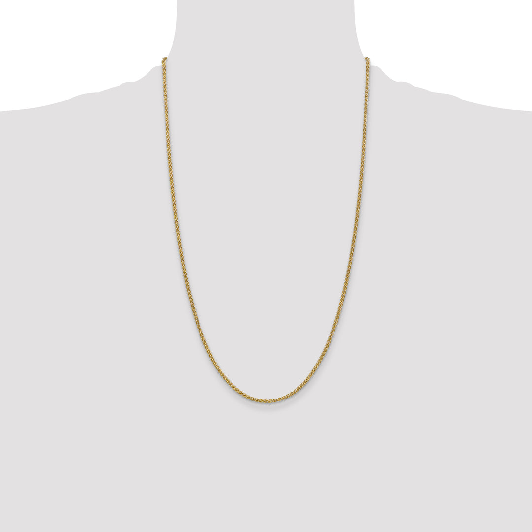 14k 2.1mm Spiga Chain