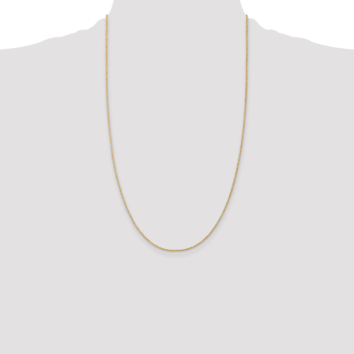 14k 1.05mm Spiga with Lobster Clasp Chain