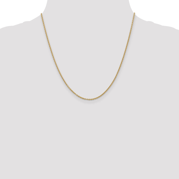 14k 1.8mm Forzantine Cable Chain