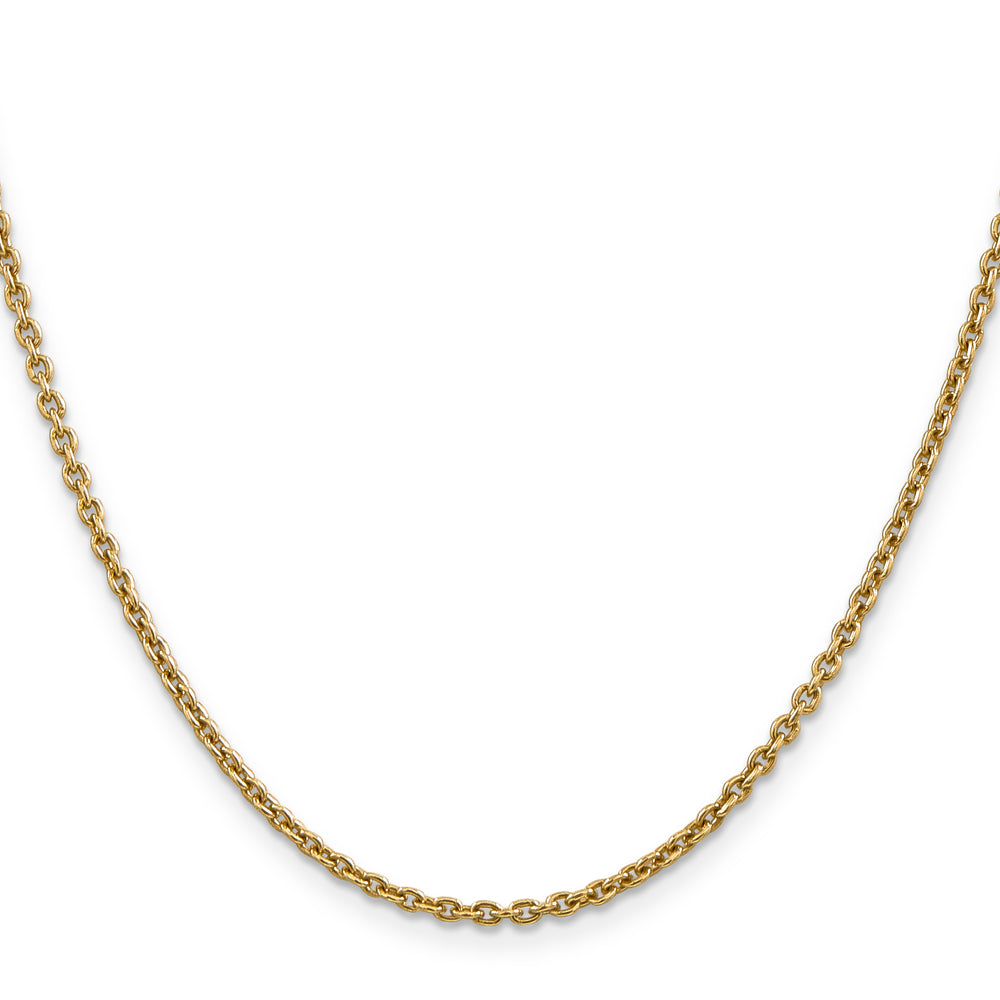 14k 2.2mm Forzantine Cable Chain