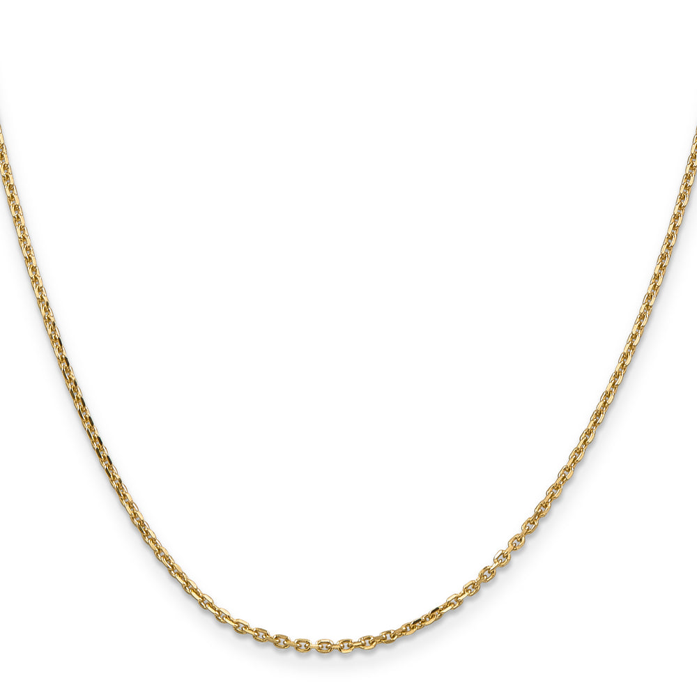 14k 1.65mm D/C Cable Chain