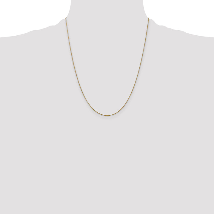 14k .85mm D/C Spiga with Lobster Clasp Chain